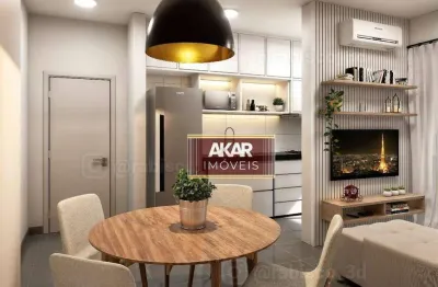 Apartamento novo nunca habitado, 2 dormitórios, sendo 1 suíte com sacada - 01 vaga - paulicéia - sbcampo