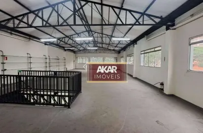 Galpão para alugar, 450 m² por r$ 14.530/mês - vila valparaíso - santo andré/sp