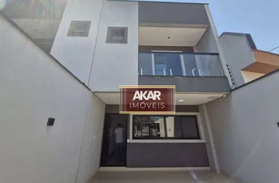 Sobrado com 3 dormitórios à venda, 130 m² por r$ 850.000,00 - vila alzira - santo andré/sp