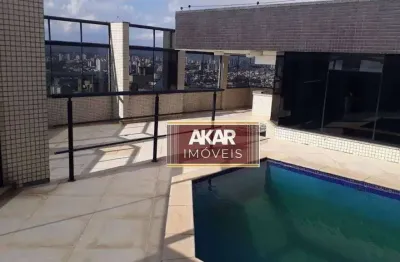 Cobertura residencial à venda, jardim do mar, são bernardo do campo - co0694.