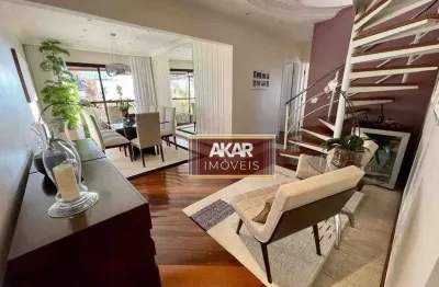 Cobertura com 3 dormitórios à venda, 269 m² por r$ 1.899.000,00 - chácara inglesa - são bernardo do campo/sp