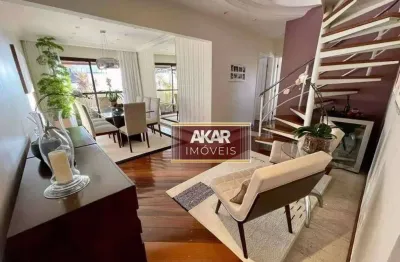 Cobertura com 3 dormitórios à venda, 269 m² por r$ 1.790.000,00 - chácara inglesa - são bernardo do campo/sp