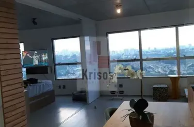 Lindo loft p/ venda ou locação, todo mobiliado, com 70m² no bairro vila leopoldina..