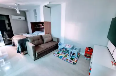 Flat para locação em são vicente, centro, 1 dormitório, 1 banheiro, 1 vaga
