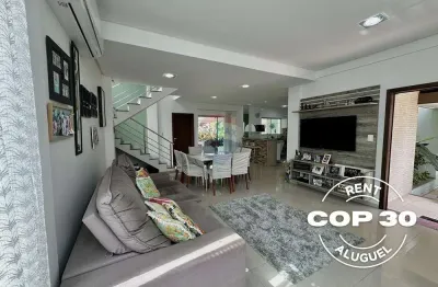 Aluguel cop30 - casa no residencial castanheira - 4 suítes (8 pessoas)