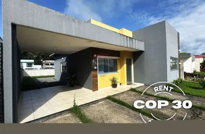 Aluguel cop30 - casa em condomínio fechado - ecos paradise - 3 quartos (6 pessoas)
