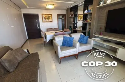 Aluguel cop30 - apartamento no condomínio village sun - 3 quartos (6 pessoas)