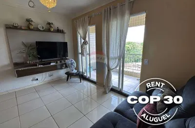 Aluguel cop30 - apartamento no condomínio fit mirante do parque - 3 quartos (6 pessoas)