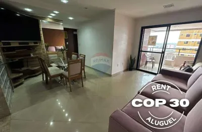 Aluguel cop30 - apartamento no ed. real seasons - 3 quartos (5 pessoas)