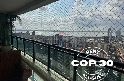 Aluguel cop30 – apartamento no edifício torres de toledo, nazaré