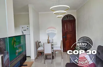 Aluguel cop30 - apartamento no condomínio residencial margarida ferreira - 2 quartos (4 pessoas)