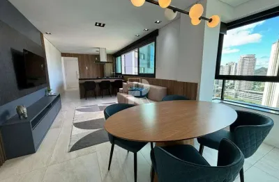 Apartamento mobiliado com 2 quartos e 2 banheiros à venda, 82 m² por r$ 1.399.000,00