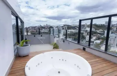 Cobertura à venda, 2 quartos, 1 suíte, 2 vagas, estoril - belo horizonte/mg