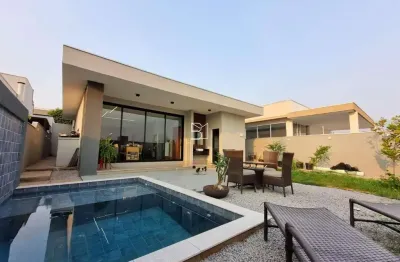 Casa térrea belvedere 1, 3 suites, escritorio, piscina, garagem 04, lavanderia