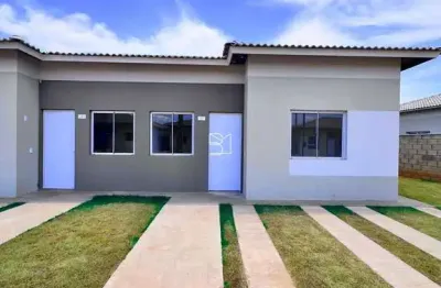 Casa origem do sol, 2 quartos sendo 1 suite, lavabo lavanderia, 2 vagas de carro
