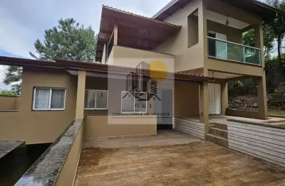 Casa em condomínio fechado com 5 quartos à venda na estrada da aldeia, parque frondoso, cotia, 400 m2 por r$ 2.500.000