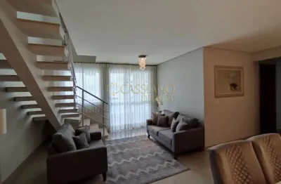 Cobertura/duplex à venda de 265m² | 04 dormitórios, sendo 02 suítes e 02 vagas de garagem | edifício paloma - jardim aquarius | são josé dos campos |