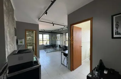Sala comercial mobiliada à venda de 38m² | 01 banheiro e 01 vaga de garagem privativa | edifício sky espaço empresarial - centro | são josé dos campos |