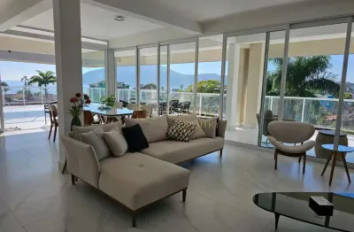 Cobertura à venda de 300m²| 03 dormitórios, sendo suítes e 03 vagas de garagem | edifício quintas do itaguá - barra da lagoa | ubatuba |