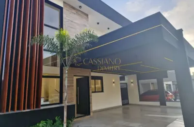 Casa à venda de 268m² | 03 dormitórios, sendo suítes e 04 vagas de garagem | condomínio reserva aruanã - bairro floresta | são josé dos campos |