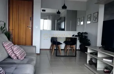 Apartamento à venda de 74m² | 02 dormitórios, sendo 01 suíte e 01 vaga de garagem | edifício cruzeiro do sul - jardim vale do sol | são josé dos campos |