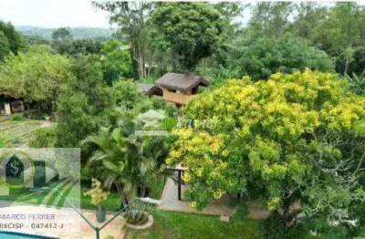 Linda chácara com 6 dormitórios à venda, 5142 m² por r$ 2.500.000 -