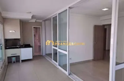 Locação - apto. com 98m2 - 03 dormitórios - 02 vagas de garagem - varanda gourmet - jd. aquárius