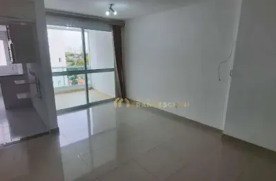 Apto. com 01 dormt. - 57m2 - varanda - vaga de garagem coberta -andar alto