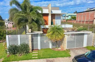 Alto padrão | sobrado com 4 dormitórios, piscina e terreno de 557m²