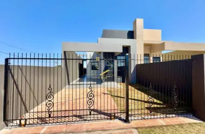 Casa à venda em marechal c. rondon, próximo ao hospital unimed | 1 suíte + 1 quarto | 66m²