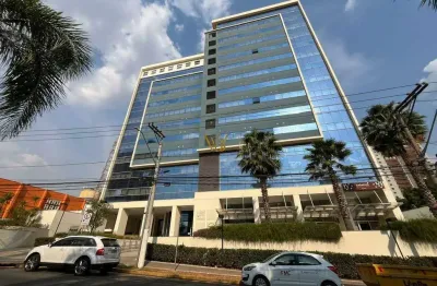 Sala comercial para locação no condomínio head tower com vista para avenida independência