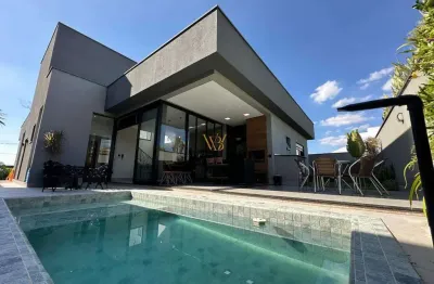 Casa térrea, 3 suítes, a venda no condomínio morada do engenho em piracicaba /sp.