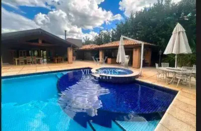 Maravilhosa chacara para locação, completa de lazer, em condomínio fechado