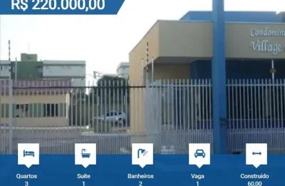 Apartamento para venda em cuiabá, morada do ouro, 3 dormitórios, 1 suíte, 2 banheiros, 1 vaga