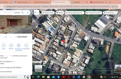 Terreno à venda na rua s, liberdade, santa luzia, 25 m2 por r$ 215.000