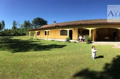 Chácara com 3 dormitórios à venda, 4810 m² por r$ 580.000,00 - parque das garças - santo andré/sp