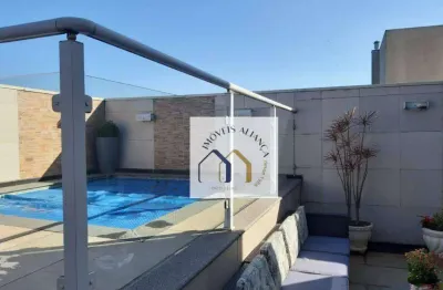 Cobertura com 4 dormitórios à venda, 237 m² por r$ 1.800.000,00 - planalto - são bernardo do campo/sp