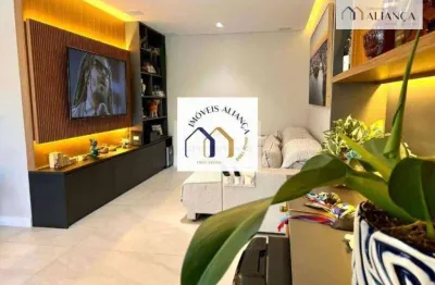 Apartamento com 4 dormitórios à venda, 180 m² por r$ 1.280.000,00 - vila caminho do mar - são bernardo do campo/sp