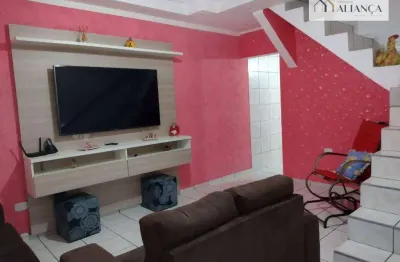 Sobrado com 3 dormitórios à venda, 215 m² por r$ 383.000,00 - alvarenga - são bernardo do campo/sp