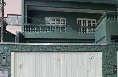 Sobrado para alugar, 327 m² por r$ 7.225,26/mês - jardim - santo andré/sp