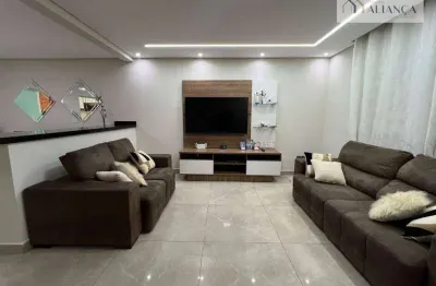 Sobrado com 3 dormitórios à venda, 199 m² por r$ 980.000 - alves dias - são bernardo do campo/sp