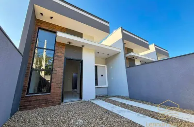 Casa geminada com suíte em balneário barra do sul - bairro costeira