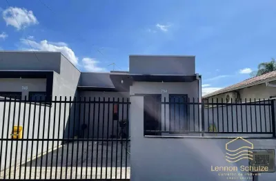 Casa geminada com 2 dormitórios a venda em barra do sul - costeira.