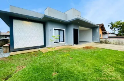 Casa moderna em balneário barra do sul – bairro pinheiros a 160m da lagoa