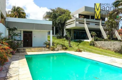Casa duplex com 5 suítes à venda, 500 m² por r$ 2.400.000 - de lourdes - fortaleza/ce
