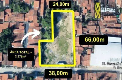 Terreno à venda, medindo 2468 m² por r$ 500.000 - bom jardim - fortaleza/ce