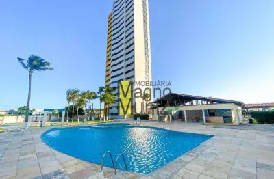 Edifício van piaget - apartamento com 2 quartos para alugar, 74 m² por r$ 1.600/mês - praia do futuro - fortaleza/ce