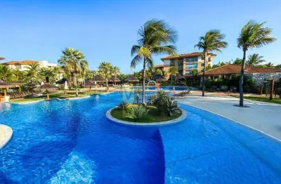 Apartamento mobiliado mandara kauai, 125 m² - porto das dunas - aquiraz/ce