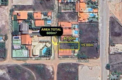 Terreno à venda, 600 m² por r$ 225.000,00 - porto das dunas - aquiraz/ce