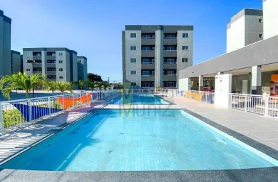 Condomínio gran village eusébio iii - apartamento com 2 quartos para alugar, 46 m² por r$ 1.200/mês - guaribas - eusébio/ce